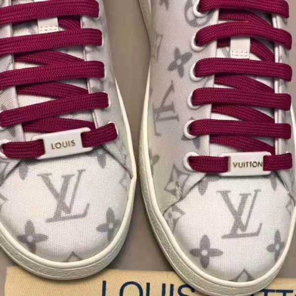 Louis Vuitton LV Women LV Frontrow Sneaker in Monogram-Print Textile-Pink (5)