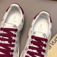 Louis Vuitton LV Women LV Frontrow Sneaker in Monogram-Print Textile-Pink (1)