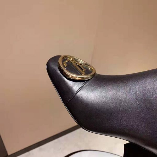 Louis Vuitton LV Women Madeleine Ankle Boot Soft Black Calf Leather 7.5 cm Heel (9)