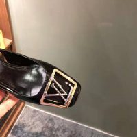 Louis Vuitton LV Women Madeleine Slingback Pump in Patent Calf Leather-Black (1)