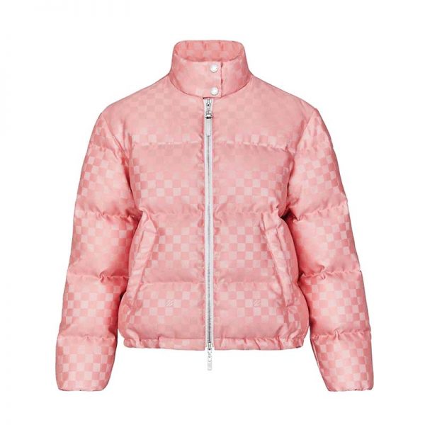 Louis Vuitton LV Women Short Down Jacket in Regular Fit-Pink (1)