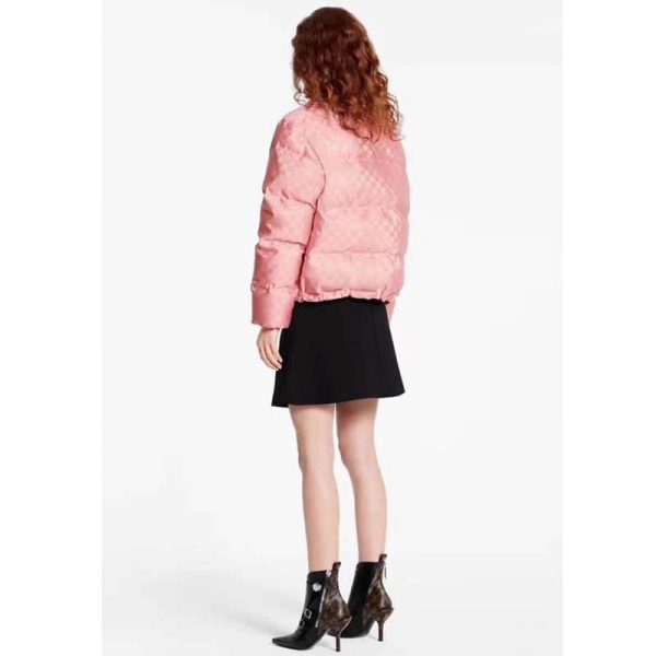 Louis Vuitton LV Women Short Down Jacket in Regular Fit-Pink (5)