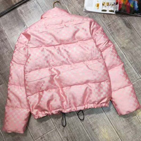 Louis Vuitton LV Women Short Down Jacket in Regular Fit-Pink (9)