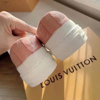 Louis Vuitton LV Women Stellar Sneaker in Pink Monogram Denim (1)
