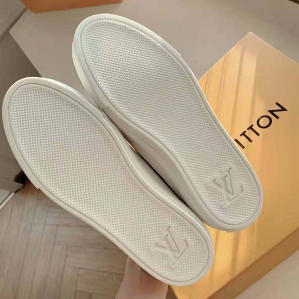 Louis Vuitton LV Women Stellar Sneaker in Pink Monogram Denim (7)