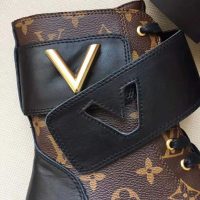 Louis Vuitton LV Women Wonderland Flat Ranger in Patent Monogram Canvas-Brown (1)