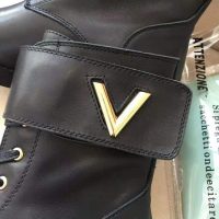 Louis Vuitton LV Women Wonderland Ranger Boot in Plain Calf Leather-Black (1)