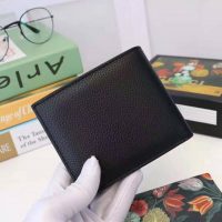 Gucci GG Men Gucci Print Leather Bi-Fold Wallet in Black Leather (1)