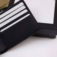 Gucci GG Men Gucci Signature Bi-Fold Wallet in Black Leather (1)