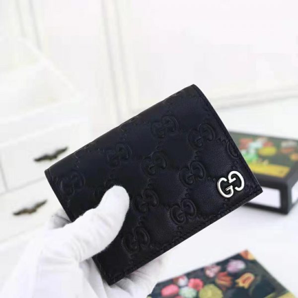 Gucci GG Men Gucci Signature Wallet in Black Gucci Signature Leather (2)