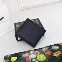 Gucci GG Unisex Animalier Leather Wallet in Black Leather (1)