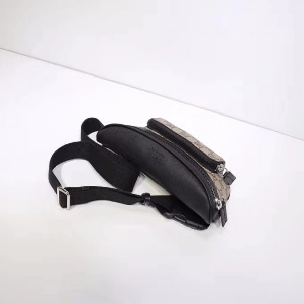 Gucci GG Unisex Gucci Eden Belt Bag in BeigeEbony GG Supreme Canvas (12)