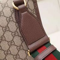 Gucci GG Unisex Neo Vintage GG Medium Messenger in BeigeEbony GG Supreme Canvas (1)