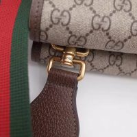 Gucci GG Unisex Neo Vintage Messenger Bag in BeigeEbony GG Supreme Canvas (1)