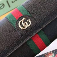 Gucci GG Unisex Ophidia Continental Wallet in Black Leather (1)