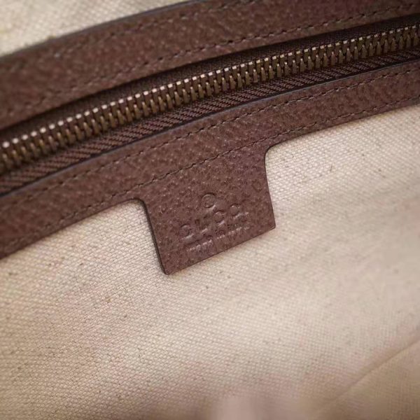 Gucci GG Unisex Ophidia GG Belt Bag in BeigeEbony Soft GG Supreme Canvas (10)