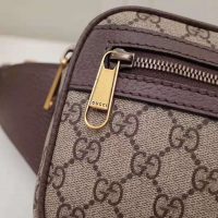 Gucci GG Unisex Ophidia GG Belt Bag in BeigeEbony Soft GG Supreme Canvas (1)