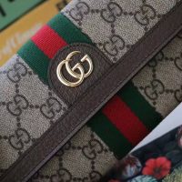 Gucci GG Unisex Ophidia GG Continental Wallet in BeigeEbony GG Supreme Canvas (1)