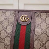 Gucci GG Unisex Ophidia GG Toiletry Case in BeigeEbony GG Supreme Canvas (1)