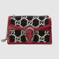 Gucci GG Women Dionysus GG Tweed Small Shoulder Bag-White (2)