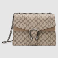 Gucci GG Women Dionysus GG Supreme Mini Bag in GG Supreme Canvas-Sandy (1)