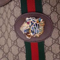 Gucci Women Exclusive Rajah GG Tote in BeigeEbony GG Supreme Canvas (1)