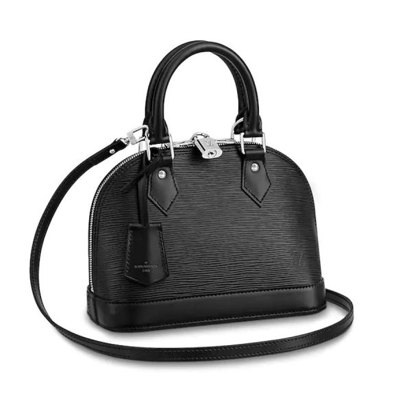 Louis Vuitton LV Women Alma BB Handbag in Epi Leather-Black (1)
