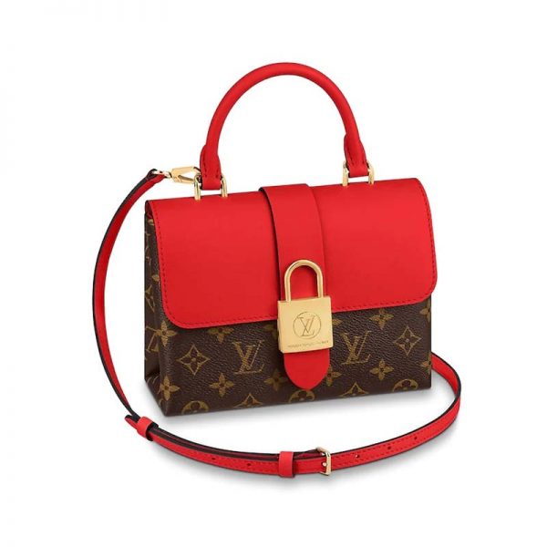 Louis Vuitton LV Women Locky BB Bag in Monogram Coated Canvas and Epi Leather-Red in Monogram Coated Canvas and Epi Leat (8)
