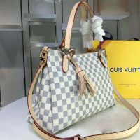 Louis Vuitton LV Women Lymington Zipped Tote in Damier Azur Coated Canvas (1)