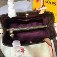 Louis Vuitton LV Women Montaigne MM in Iconic Monogram Canvas-Brown (1)