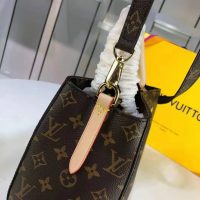 Louis Vuitton LV Women Montaigne MM in Iconic Monogram Canvas-Brown (1)