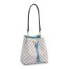 Louis Vuitton LV Women NéoNoé Bucket Bag in Damier Azur Canvas-Blue
