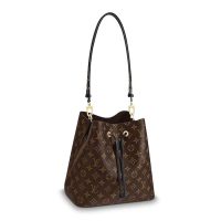 Louis Vuitton LV Women NéoNoé MM Bucket Bag in Monogram Coated Canvas-Red (9)