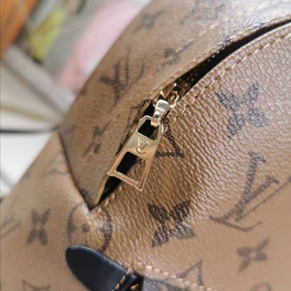 Louis Vuitton LV Women Palm Springs Mini in Monogram Reverse Coated Canvas-Brown (3)