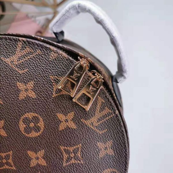 Louis Vuitton LV Women Palm Springs PM Backpack in Monogram Reverse Coated Canvas-Brown (7)