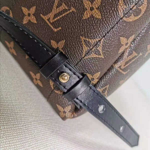 Louis Vuitton LV Women Palm Springs PM Backpack in Monogram Reverse Coated Canvas-Brown (8)