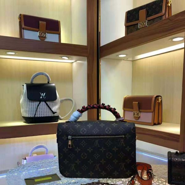 Louis Vuitton LV Women Pochette Métis Bag in Monogram Coated Canvas-Brown (4)