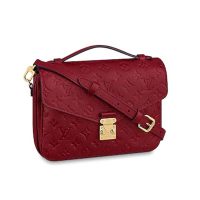 Louis Vuitton LV Women Pochette Métis Handbag in Monogram Empreinte Leather-Pink