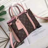 Louis Vuitton LV Women Soufflot BB Bag in Monogram Coated Canvas-Brown (1)