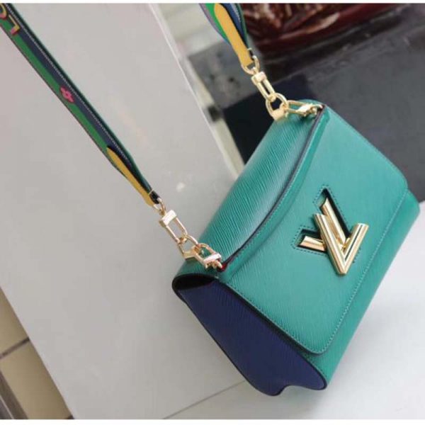 Louis Vuitton LV Women Twist MM in Epi Grained Cowhide Leather-Green (2)