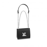 Louis Vuitton LV Women Twist PM Chain Bag in Grained Epi Leather-Black (1)