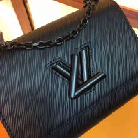 Louis Vuitton LV Women Twist PM Chain Bag in Grained Epi Leather-Black (1)