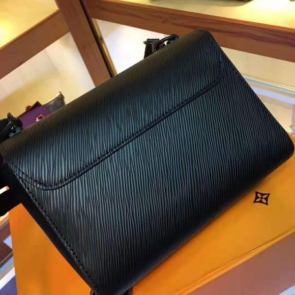 Louis Vuitton LV Women Twist PM Chain Bag in Grained Epi Leather-Black (6)