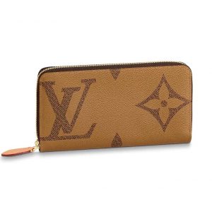 Louis Vuitton LV Women Zippy Wallet in Giant Monogram Reverse Canvas