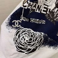 Chanel Women Sweatshirt in Cotton Black White Navy Blue & Silver (1)