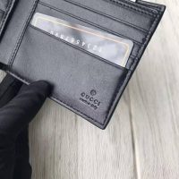 Gucci GG Men Gucci Signature Wallet in Black Gucci Signature Leather with Details (10)