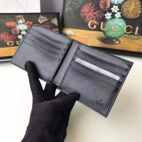 Gucci GG Men Tiger Print GG Supreme Wallet in BeigeEbony GG Supreme (1)