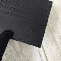 Gucci GG Unisex Leather Mini Wallet with Gucci Logo in Black Leather (9)