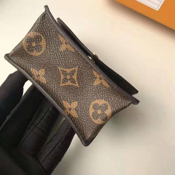 Gucci Unisex Daily Multi Pocket 30mm Belt in Monogram Canvas-Brown (5)