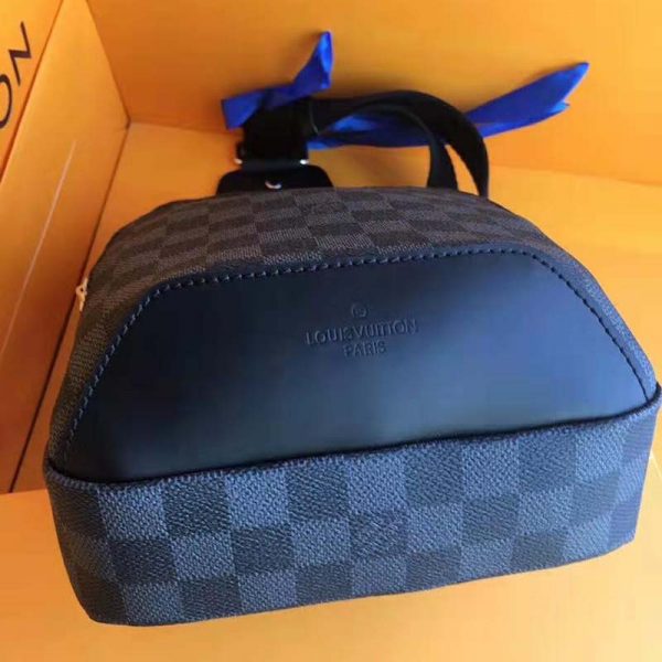 Louis Vuitton LV Men Avenue Sling Bag in Coated Damier Graphique Canvas-Grey (4)